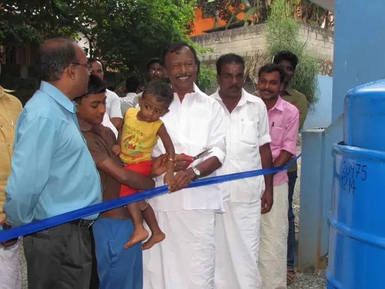 Plant inauguration by parassala MLA